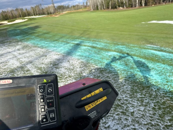 Image 2- Spraying The Wilderness Golf Course